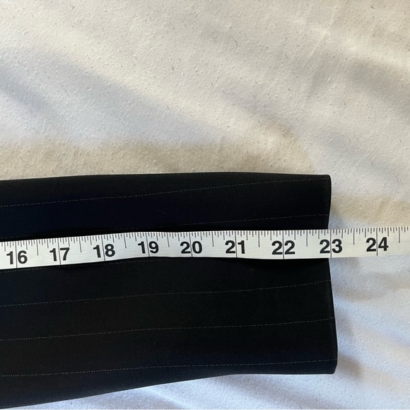 VTG Ann Taylor Elegant Black Double-Breasted Executive Boss Coat Dress Sz 2 EUC - Picture 15 of 16